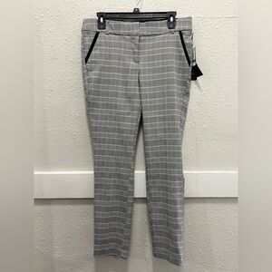 Takara Black & White Checked Skinny Pants NWT Size 9
